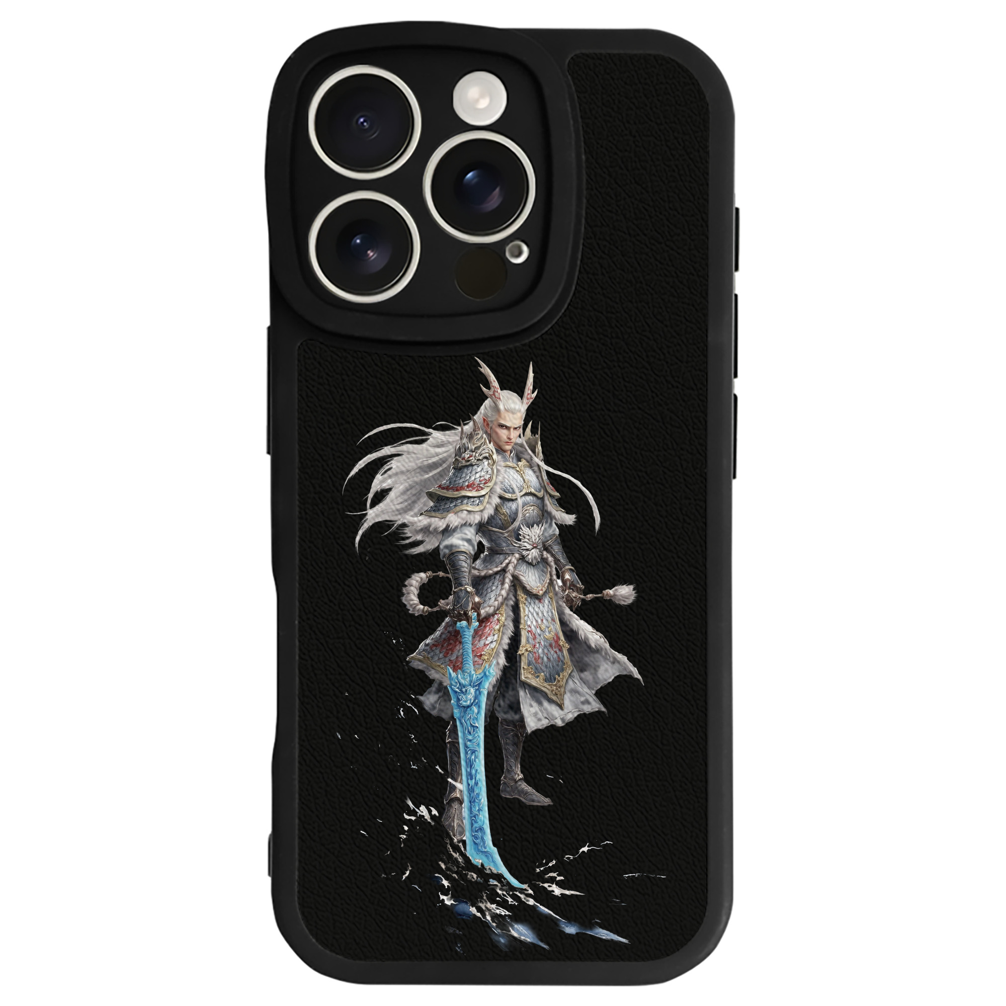 （画像用） Ne Zha 2 ナタ 魔童の大暴れ 【iPhone 16シリーズ対応】シリコンスマホケース（レザー調） 材質：シリコン